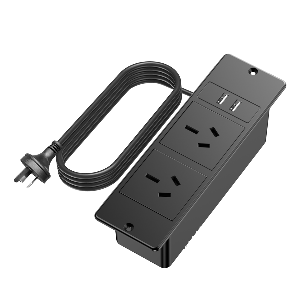 Office Furniture Outlet - Au 1500W Recessed Power Strip with