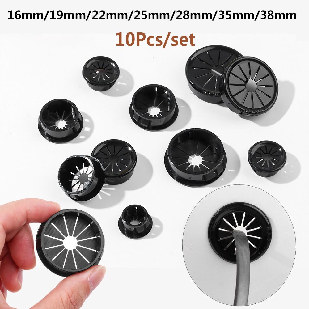 10pcs/set Plastic Cable Hole C - Office Furniture Outlet 评论和价格