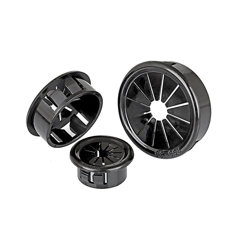 2~50pcs Black Plastic Cable Ho - Office Furniture Outlet 评论和价格