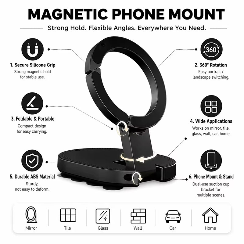 3 In1 Magnetic Foldable Phone  - Mobile Pedestal Cabinet 评论和价格